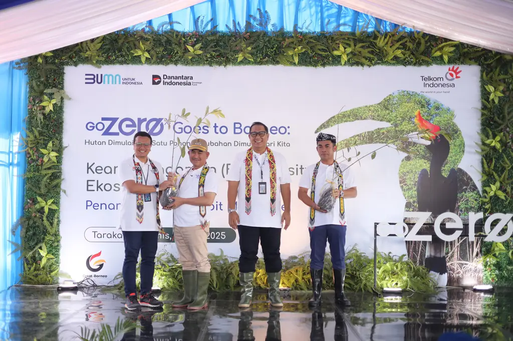 GoZero Goes to Borneo, Telkom Lestarikan Alam Lewat Aksi Penanaman Ribuan Mangrove di Tarakan